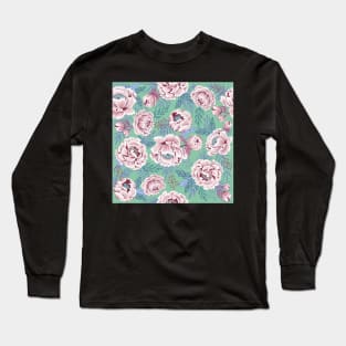 Vintage Peonies Long Sleeve T-Shirt